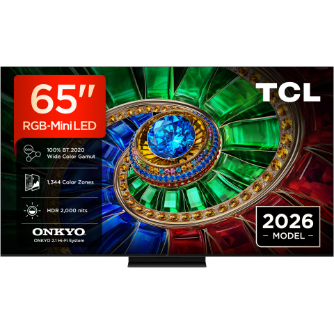 TCL 65RM7L-UK 65" 4K Ultra HD RGB MINI LED Google TV - Black