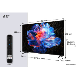 TCL 65V6C-UK 65" 4K Direct LED HDR Google TV - 9