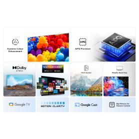 TCL 65V6C-UK 65" 4K Direct LED HDR Google TV - 7