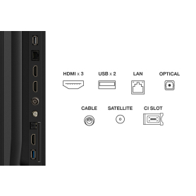 TCL 75V6C-UK 75" 4K Direct LED HDR TV Google TV - 3