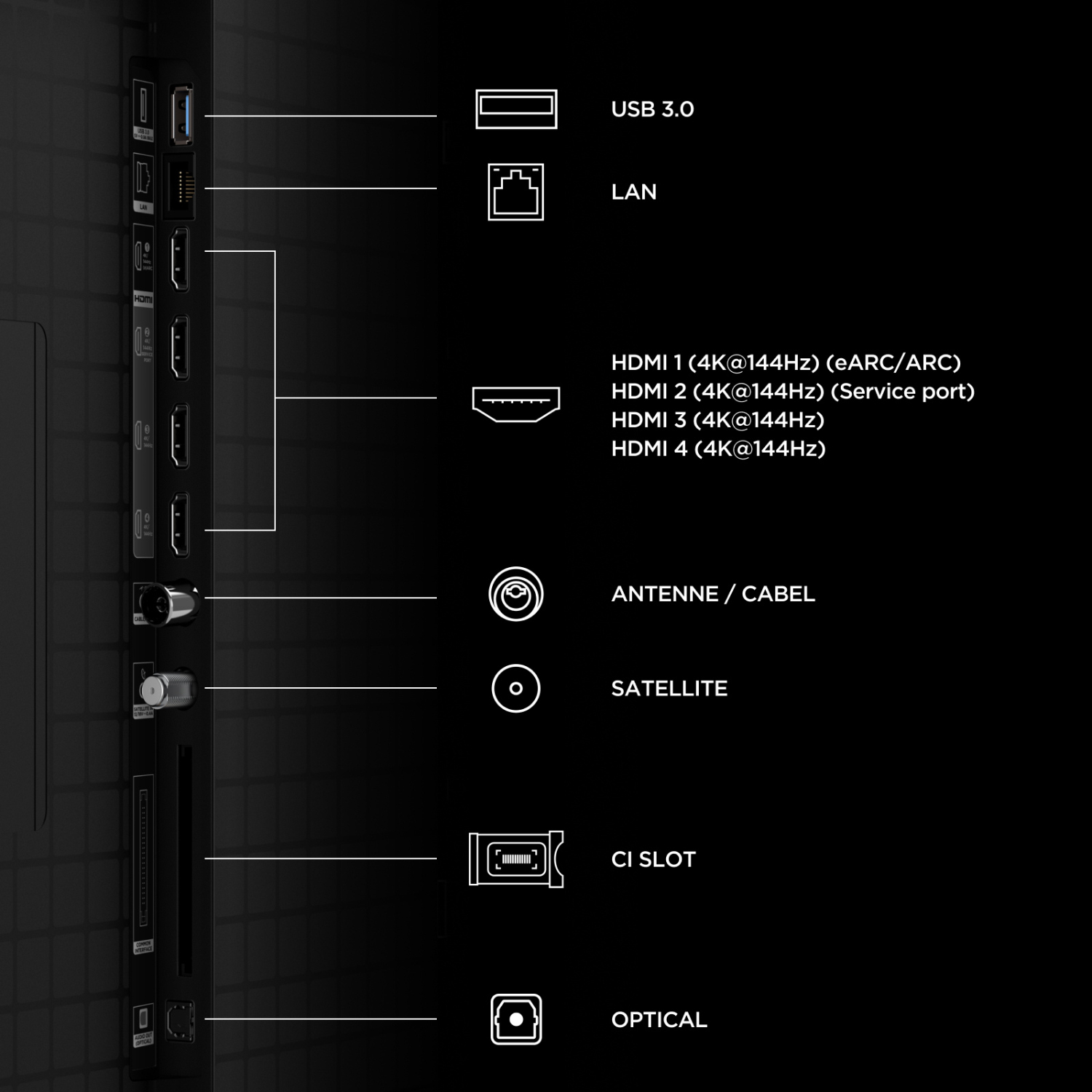 TCL 85C8L-UK 85" 4K Ultra HD QD-Mini LED Google TV - Black full image