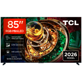 TCL 85RM9L-UK 85" 4K Ultra HD RGB MINI LED Google TV - Black