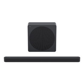 TCL A65K-UK 3.1.2ch Soundbar with wireless subwoofer, Audio by Bang & Olufsen, Dolby Atmos - Black