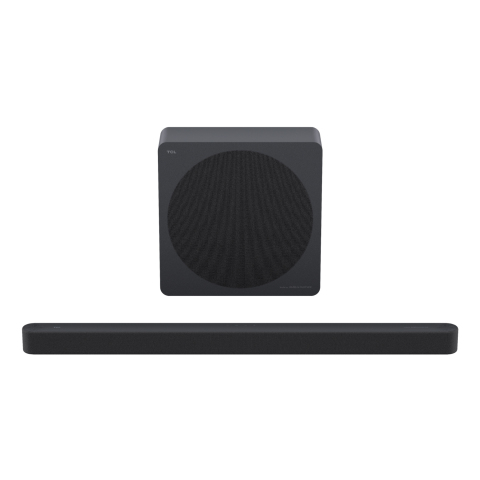 TCL A65K-UK 3.1.2ch Soundbar with wireless subwoofer, Audio by Bang & Olufsen, Dolby Atmos - Black