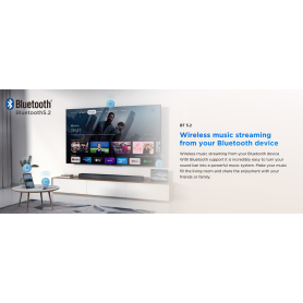 TCL S45H 2.0chPro All-in-One Deep Bass Soundbar - Dark Titanium - 9