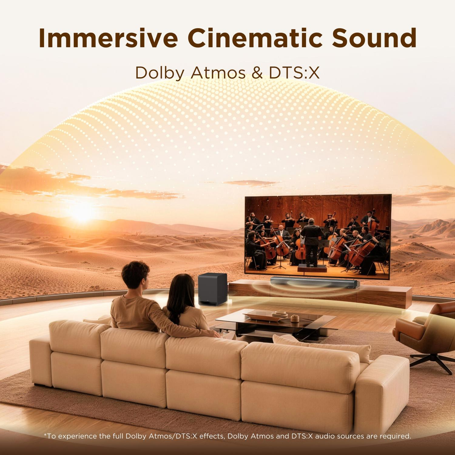 TCL S60K-UK 3.1ch with wireless subwoofer Dolby Atmos - Black full image