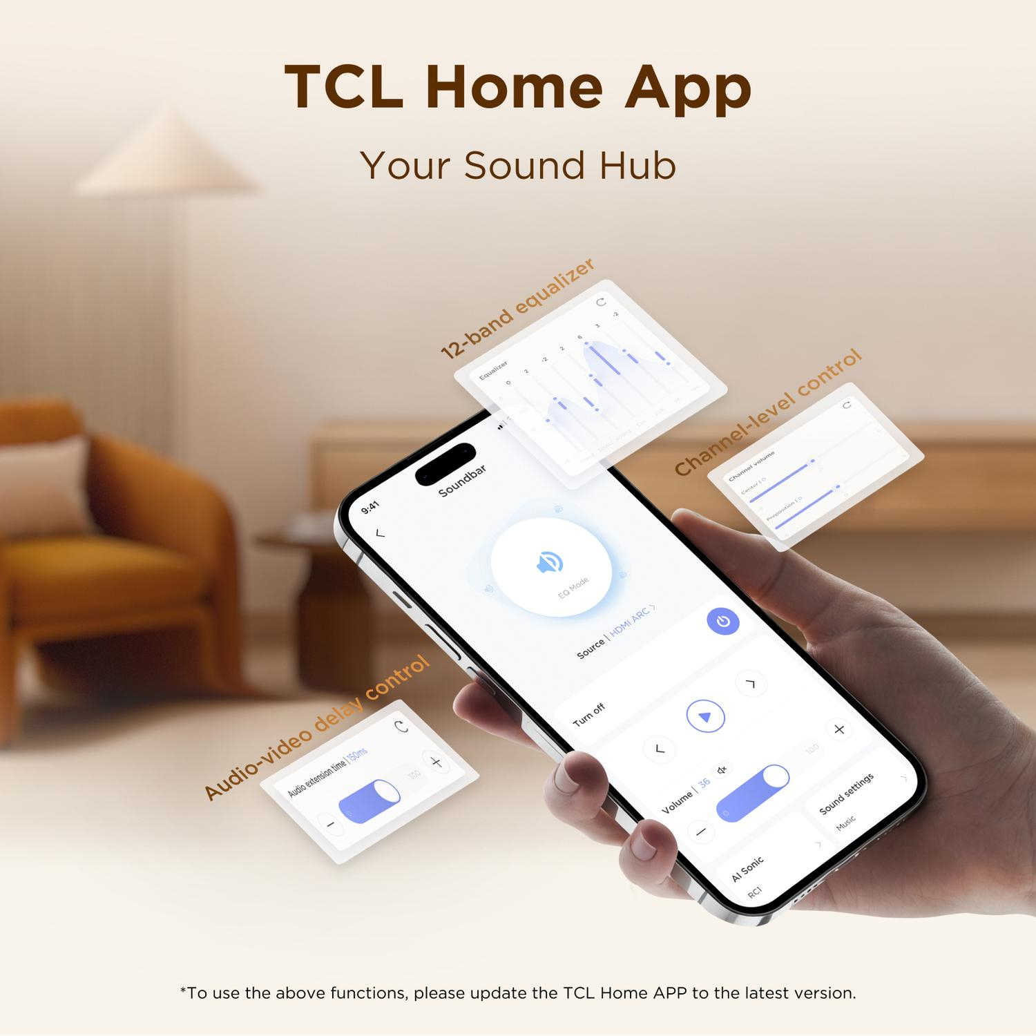 TCL S60K-UK 3.1ch with wireless subwoofer Dolby Atmos - Black full image