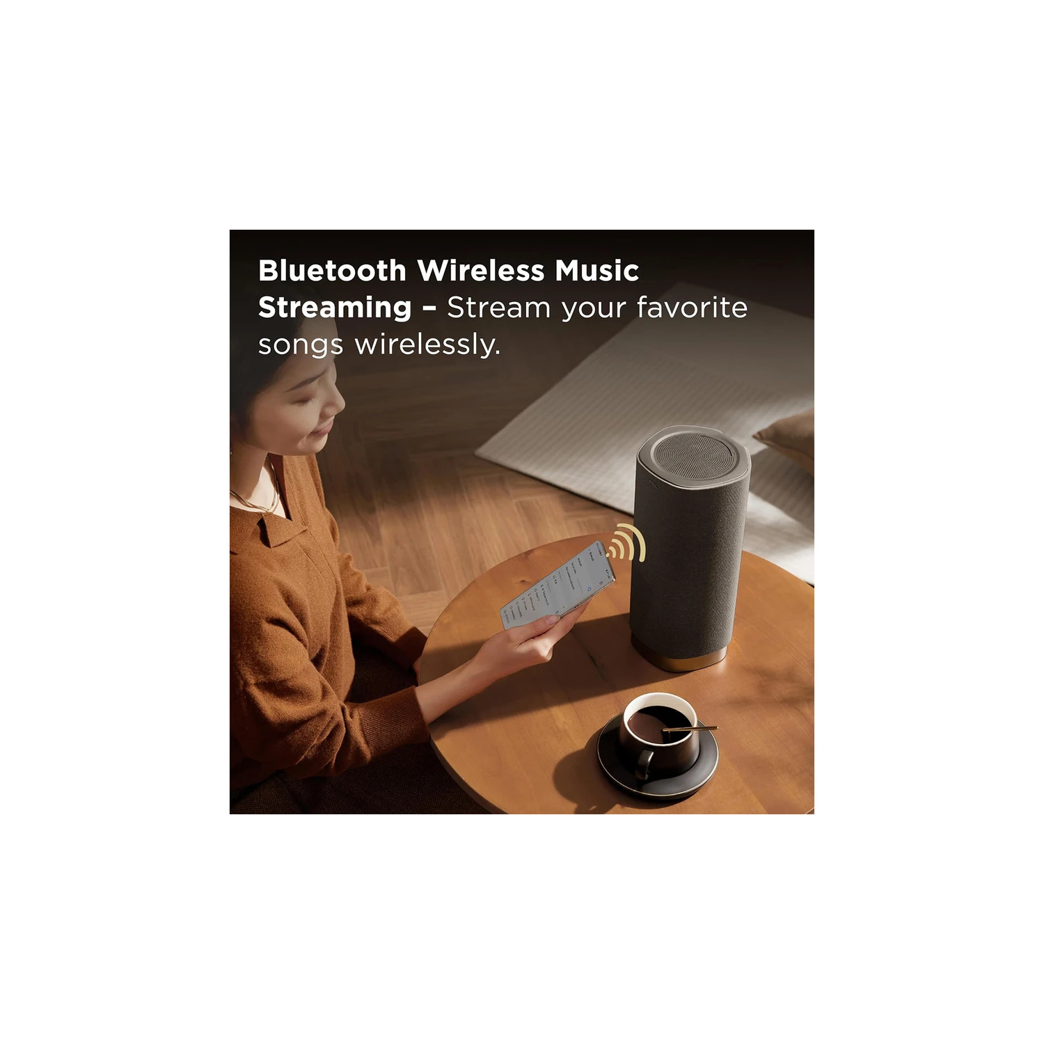 TCL Z100-UK Metal-UK Wireless Dolby Atmos FlexConnect Speaker - Black full image