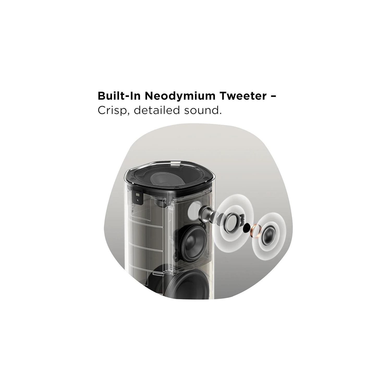 TCL Z100-UK Metal-UK Wireless Dolby Atmos FlexConnect Speaker - Black full image
