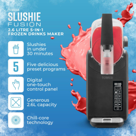 Tower T19058 2.6l Frozen Drink Slushi Maker - Black - 10