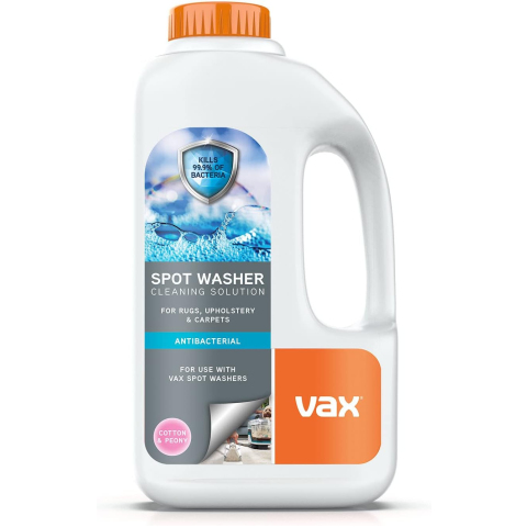 Vax Spotwash Antibacterial Solution 1.5L COTTON & PEONY