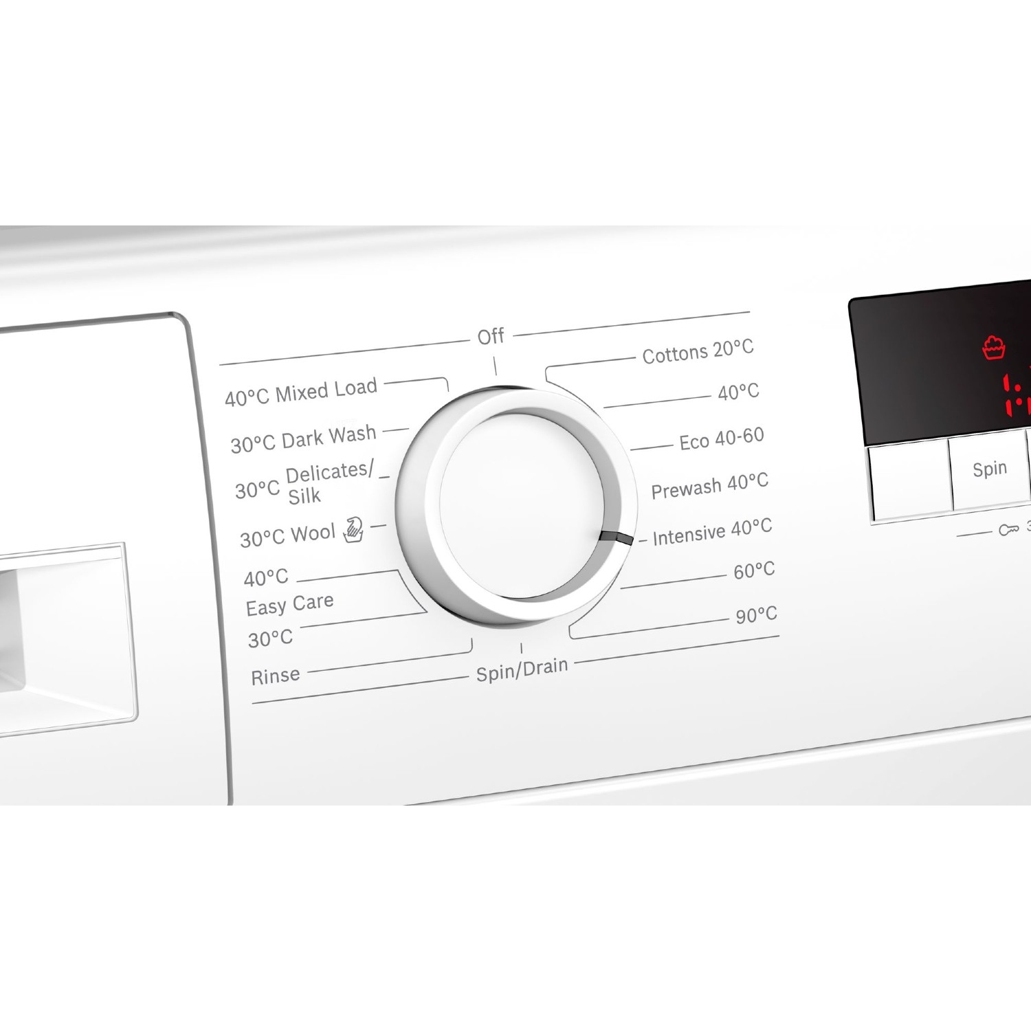 Bosch WAJ28008GB 7kg 1400 Spin Washing Machine with SpeedPerfect - White - 3