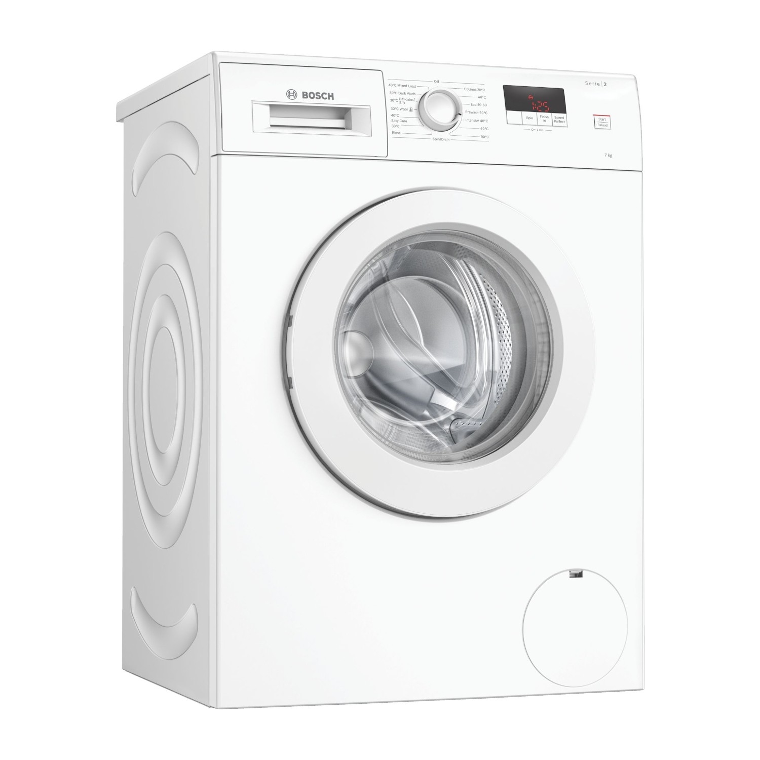 Bosch WAJ28008GB 7kg 1400 Spin Washing Machine with SpeedPerfect - White - 0