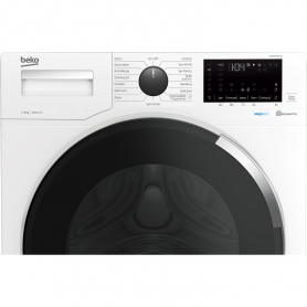 Beko WEC84P64E2W 8kg 1400 Spin Washing Machine with AquaTech - White - 1