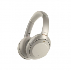 Sony WH1000XM3SCE7 Over Ear Wireless Noise Cancelling Headphones Silver