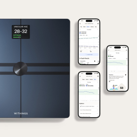 WITHINGS WBS12B Body Comp Smart Scale - Black - 6