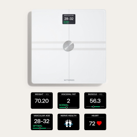 WITHINGS WBS12W Body Comp Smart Scale - White - 3