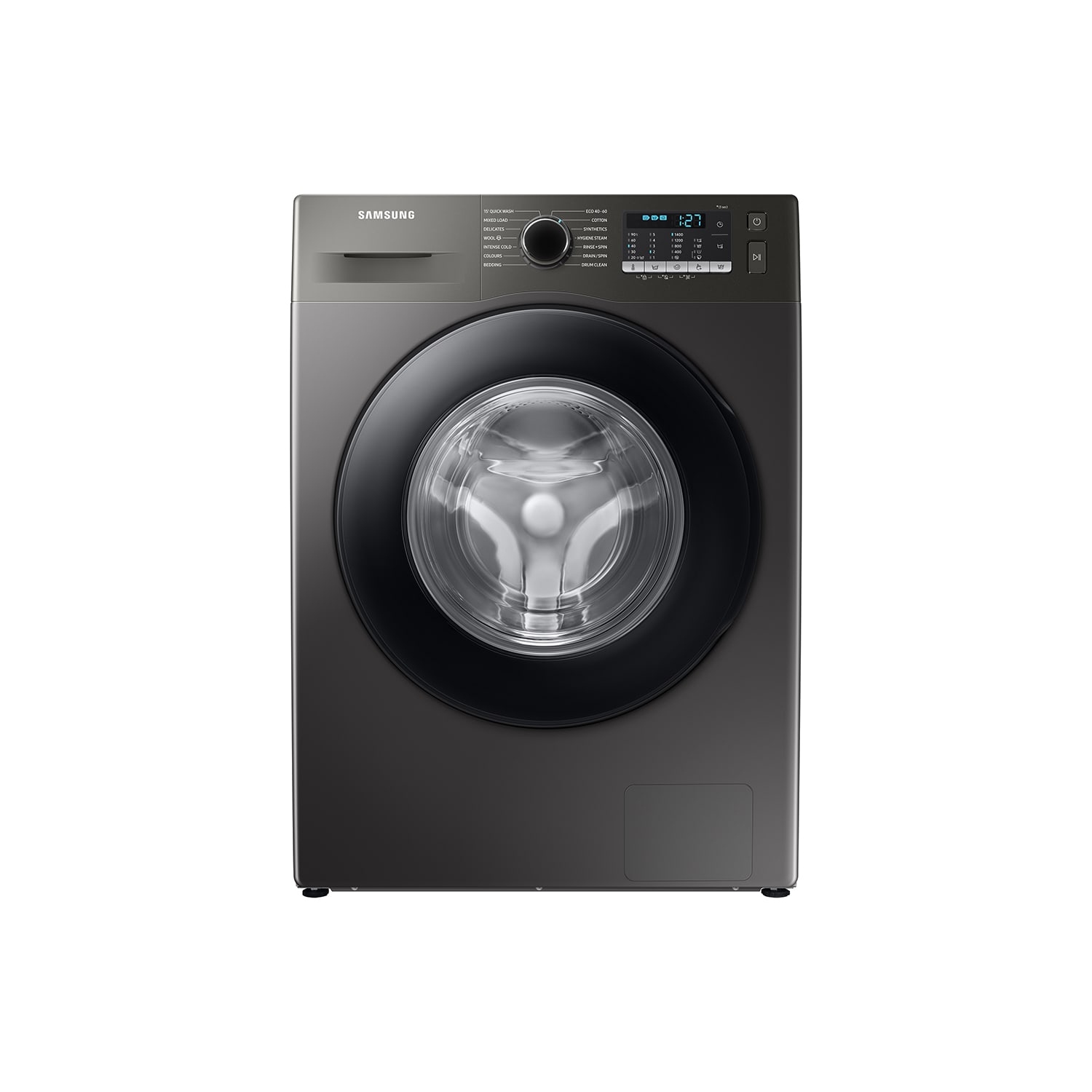 Samsung WW90TA046AN 9kg 1400 Spin Washing Machine with EcoBubble - Graphite - 0