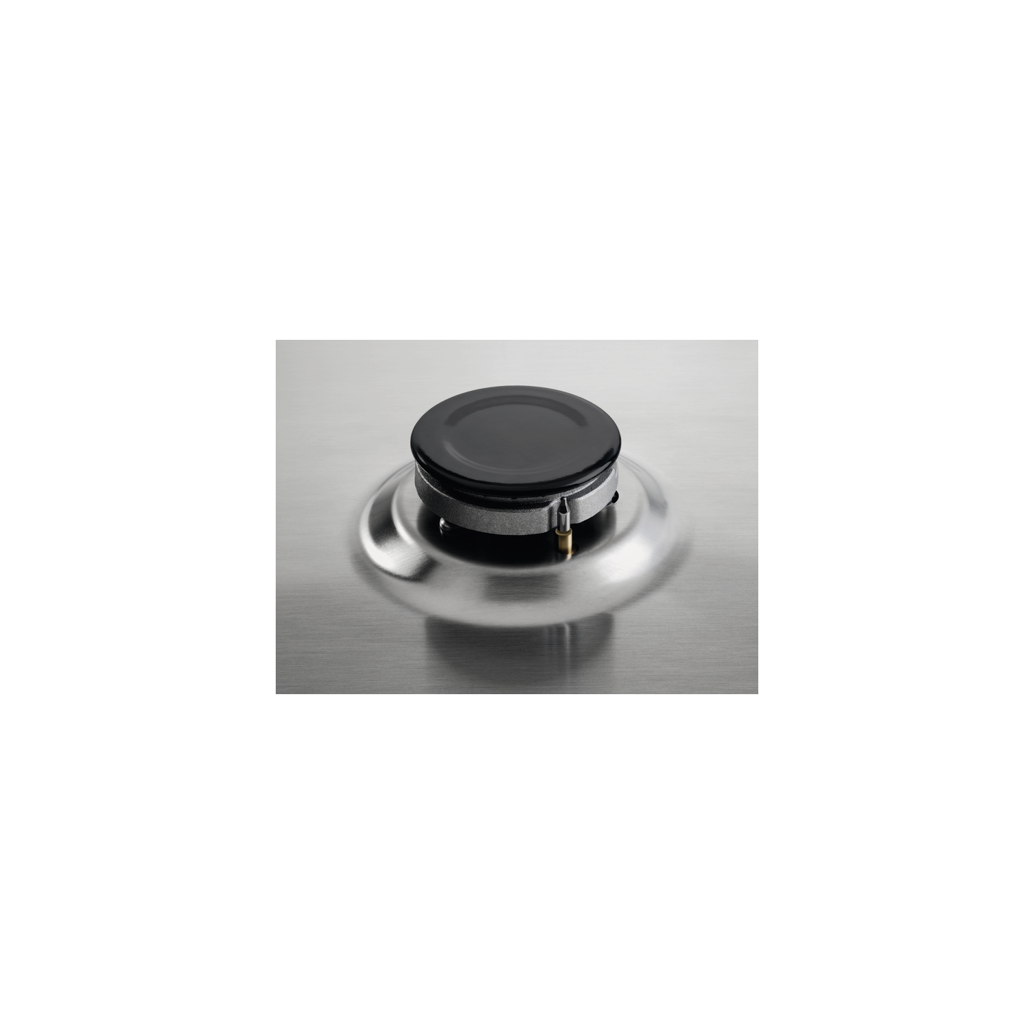 Zanussi ZGNN640X 59.4cm Series 20 Slim side control Integrated Gas Hob - Stainless Steel full image