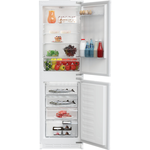 Zenith ZICSD455 50/50 Manual Defrost Integrated Fridge Freezer 
