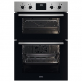Zanussi ZKCXL3X1 56cm Built In Electric Double Oven - Stainless Steel - 4