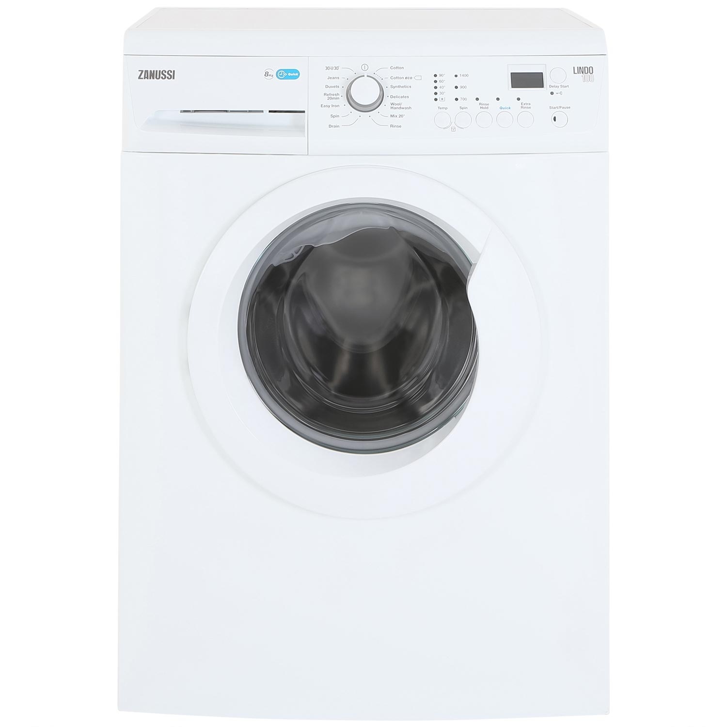 Zanussi ZWF81443W 8kg 1400 Spin Washing Machine with AquaFall System - White - 6