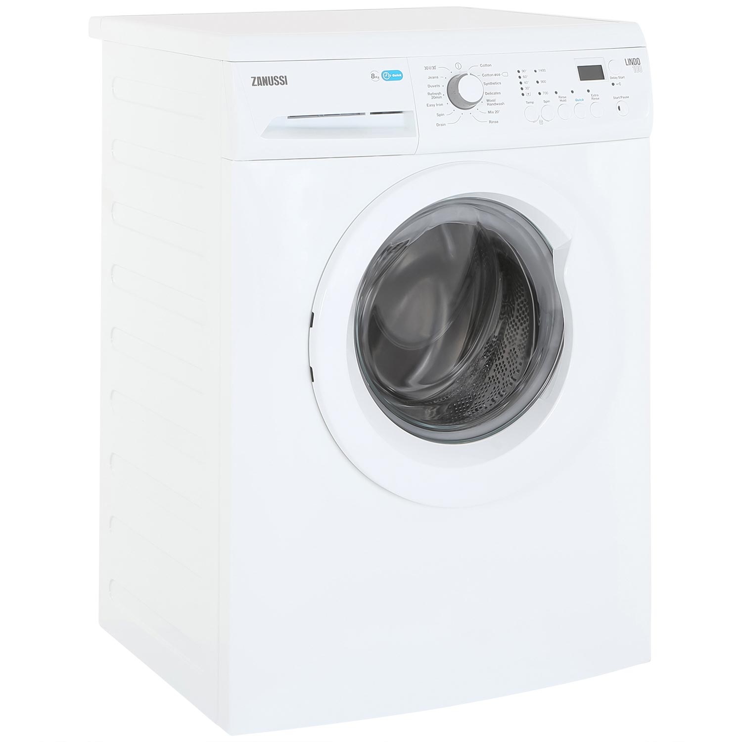 Zanussi ZWF81443W 8kg 1400 Spin Washing Machine with AquaFall System - White - 3