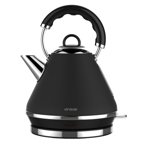 Linsar 1.7 Litre Pyramid Kettle Black Linsar 1.7 Litre Pyramid Kettle Black