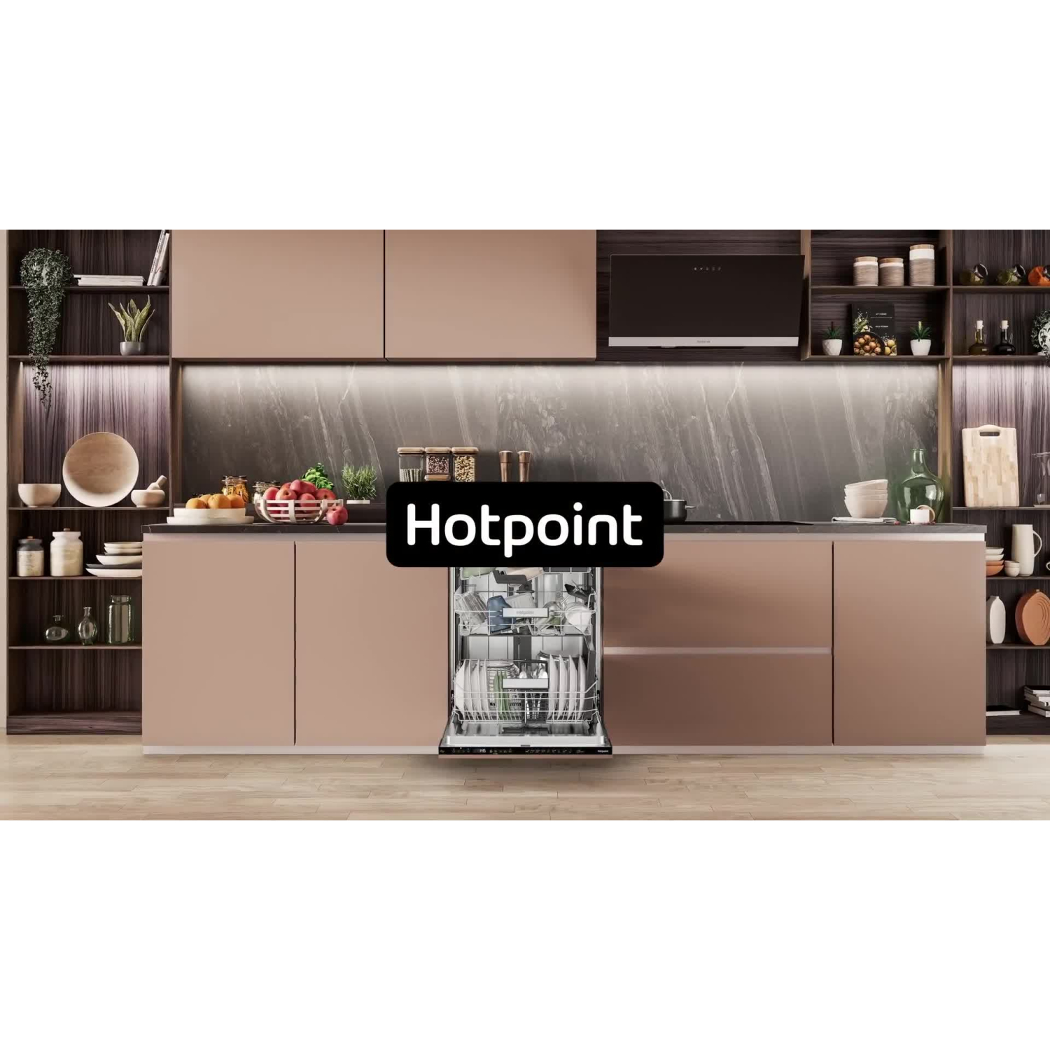Hotpoint H8IHP42LUK Built In Dishwasher - 14 Place Settings full image