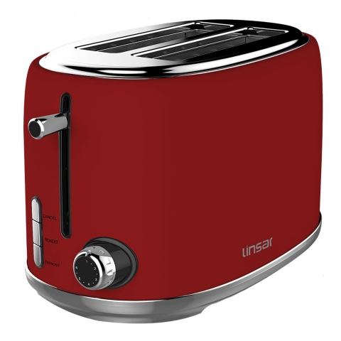 Linsar 2 Slice Toaster - Red