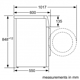 Siemens extraKlasse iQ300 7kg 1400 Spin Washing Machine - White - A+++-10% - 3