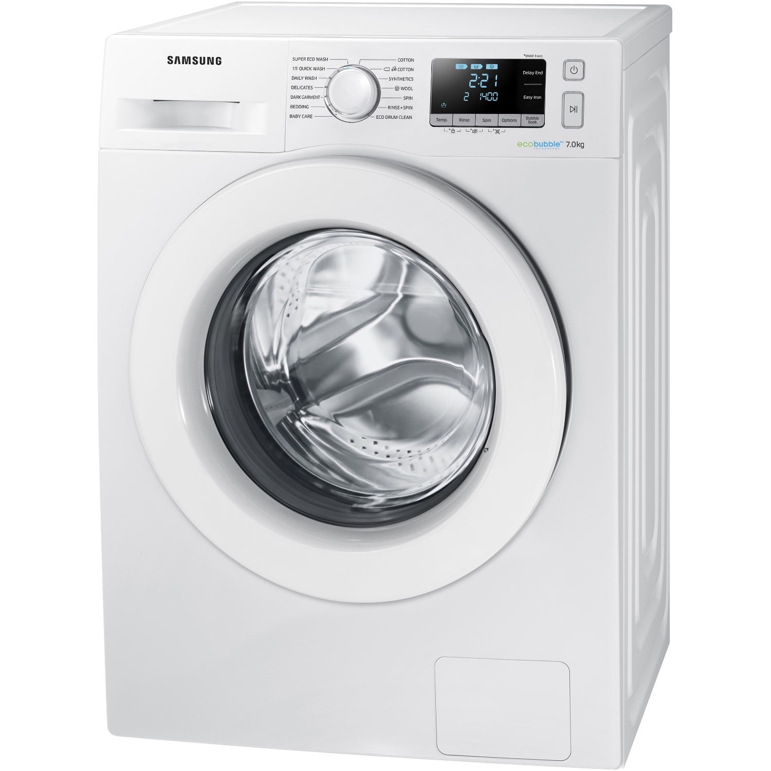 Samsung 7kg 1400 Spin Washing Machine - White - A+++ Rated - 1