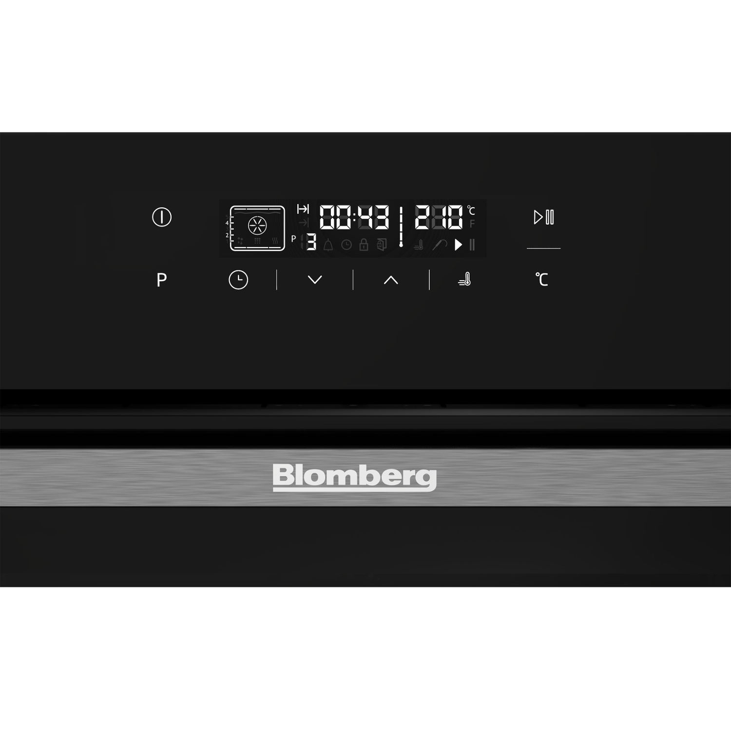 Blomberg Built In Multifunction Pyro Programmable Electric Single Oven - S/Steel - A+ Rated - 1
