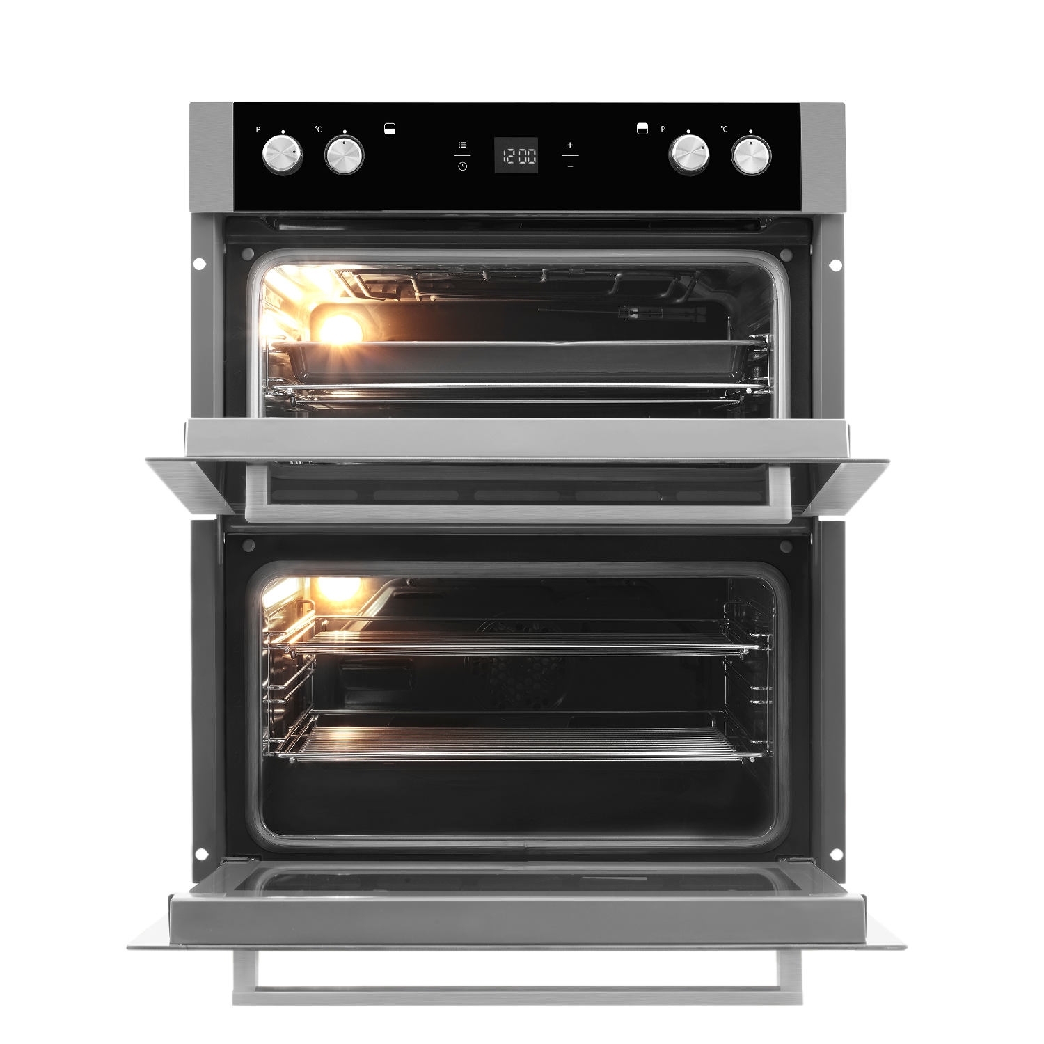 Blomberg OTN9302X Built Under Electric Double Oven - Stainless Steel - 2