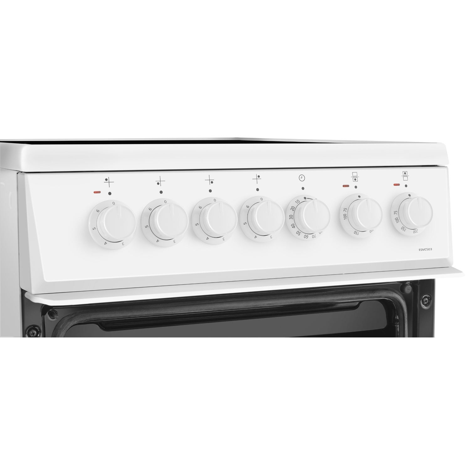 Beko EDVC503W 50cm Electric Double Oven - White - 5