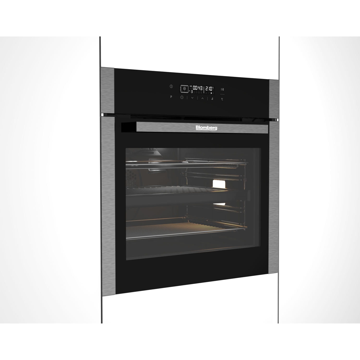 Blomberg Built In Multifunction Pyro Programmable Electric Single Oven - S/Steel - A+ Rated - 3