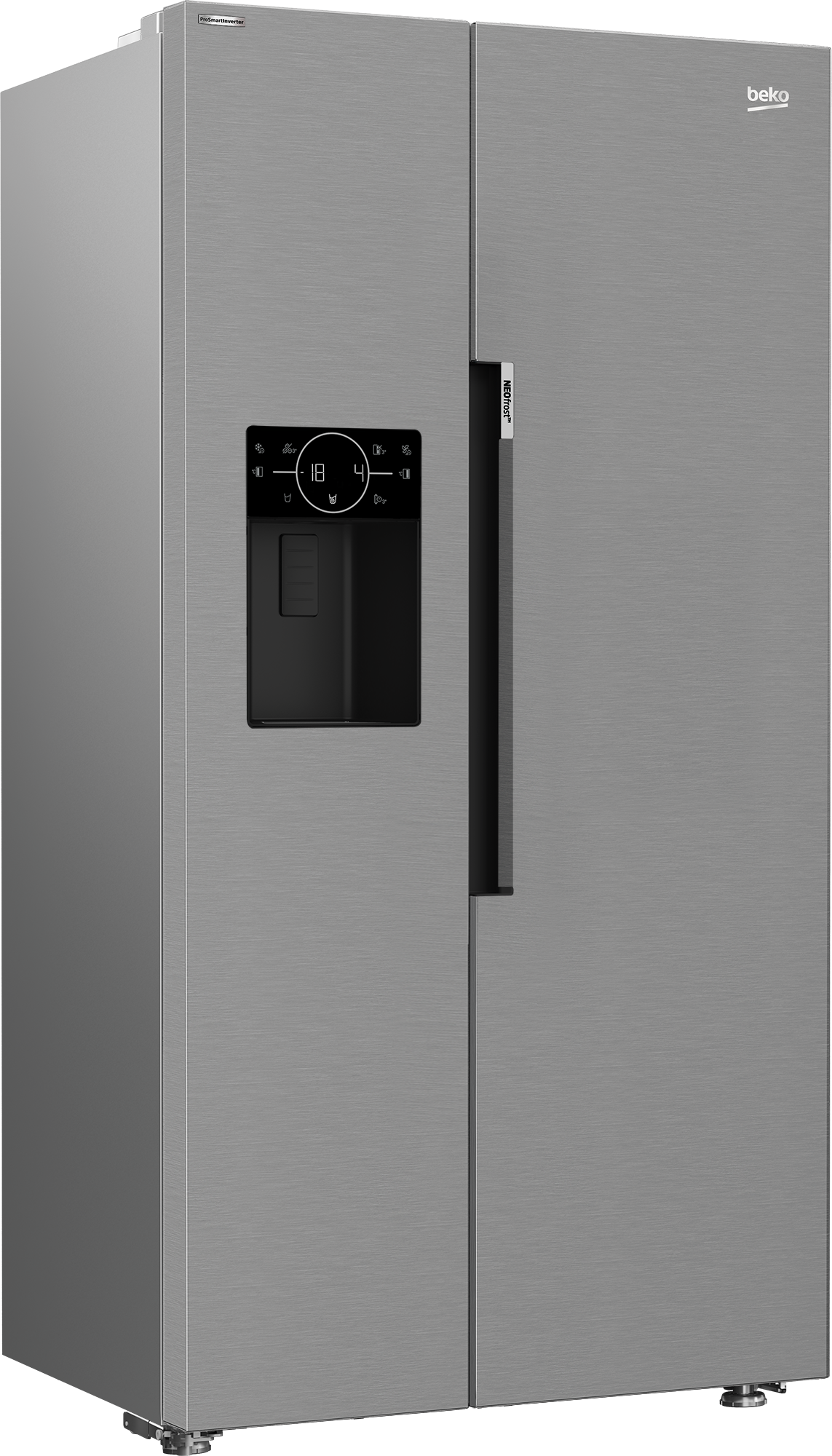 Beko ASP33B32VPS 91cm HarvestFresh American Style Fridge Freezer - Stainless Steel Effect &ndash; Frost Free thumbnail image