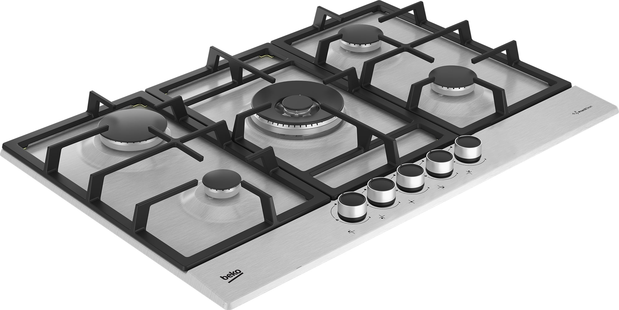 Beko CIHYG32SXE 75cm Gas Hob | Stylish 5-Burner Stainless Steel Cooker Hob thumbnail image
