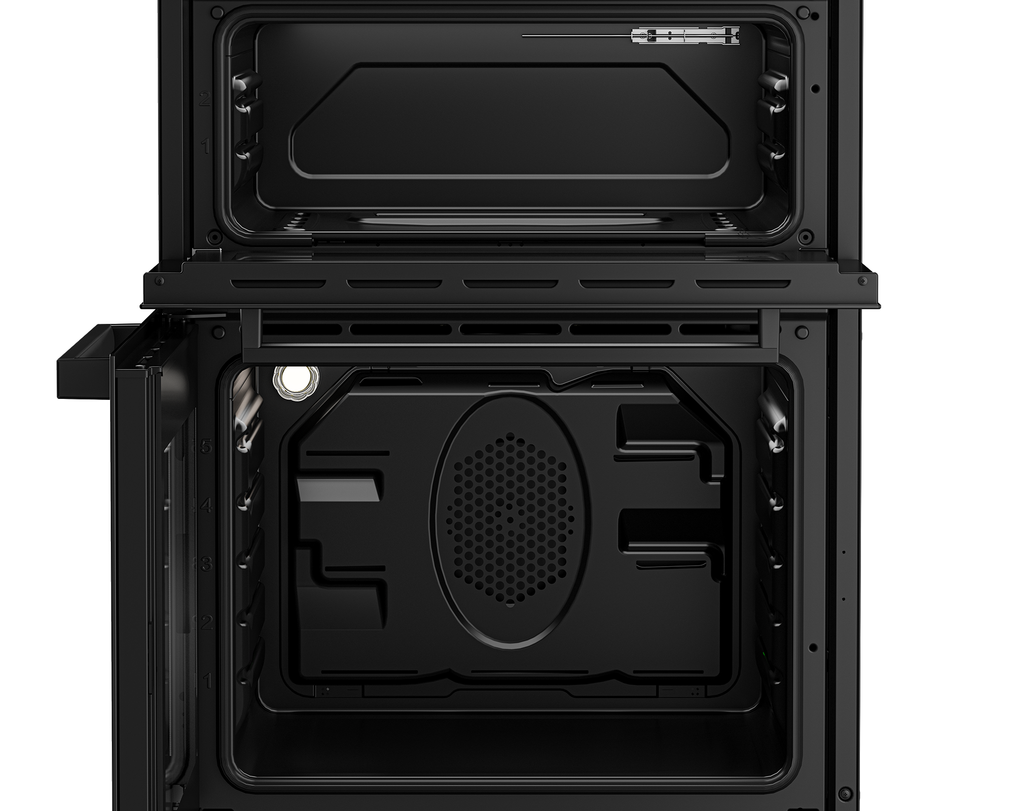 Beko EDC634K 60cm Double Oven Electric Cooker with Ceramic Hob - Black thumbnail image