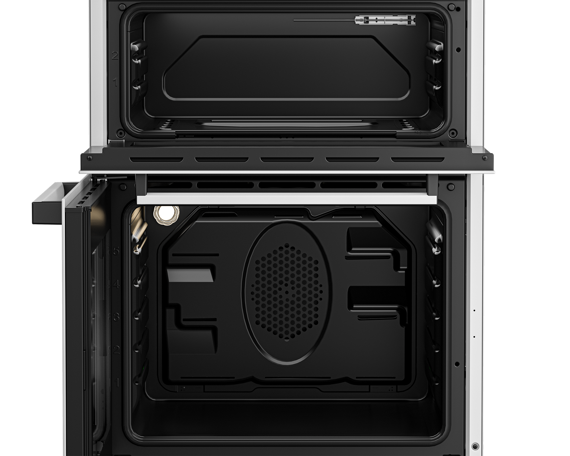 Beko EDC634W 60cm Double Oven Electric Cooker with Ceramic Hob - White thumbnail image