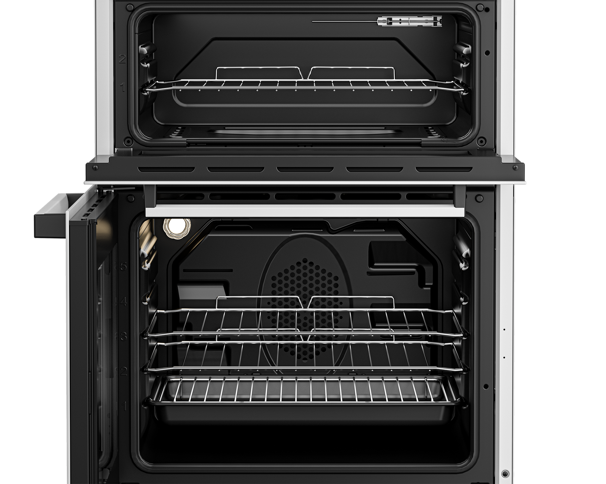 Beko EDC634W 60cm Double Oven Electric Cooker with Ceramic Hob - White thumbnail image