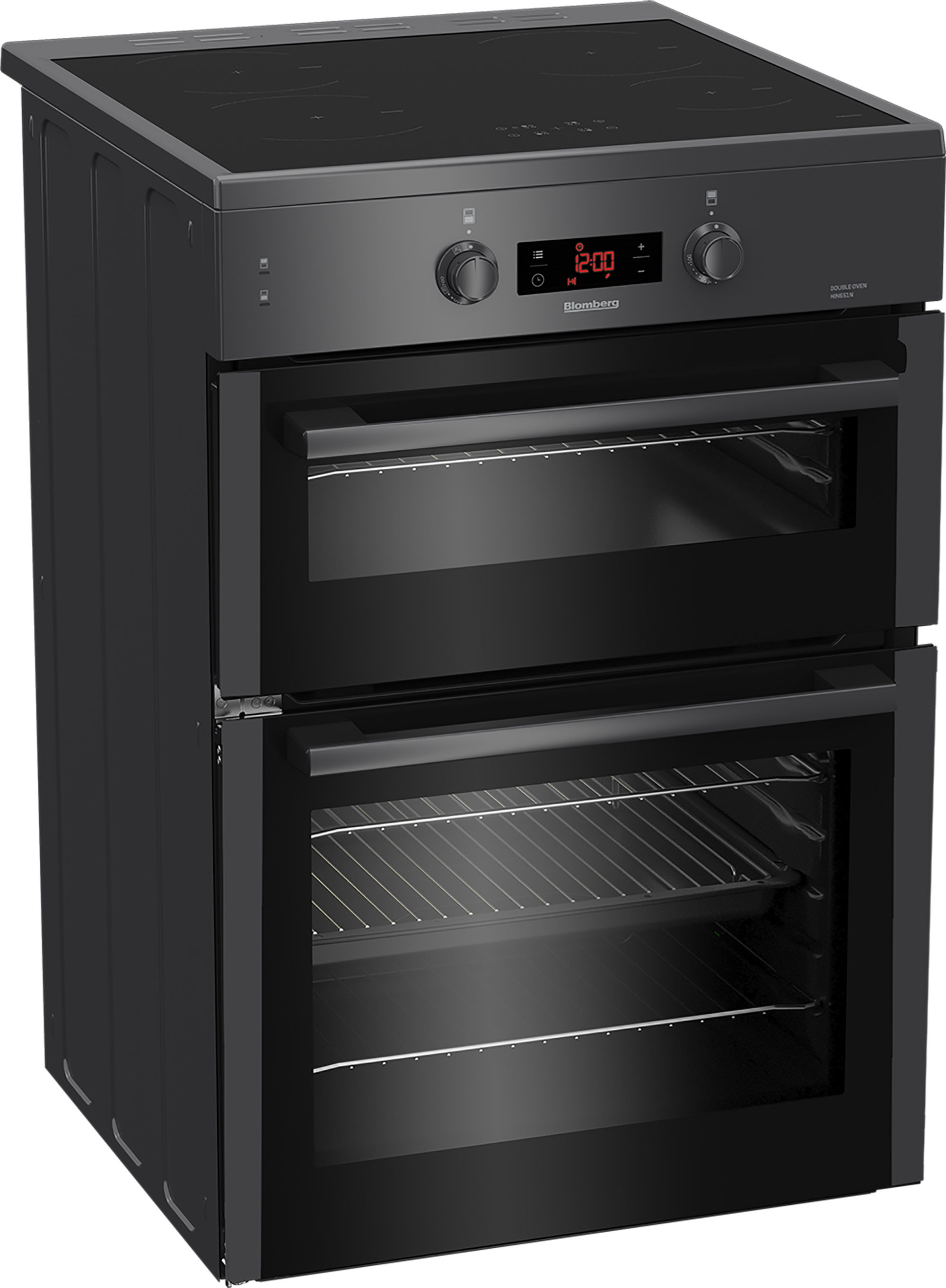 Blomberg HIN651N 60cm Double Oven Electric Cooker with Induction Hob - Anthracite thumbnail image