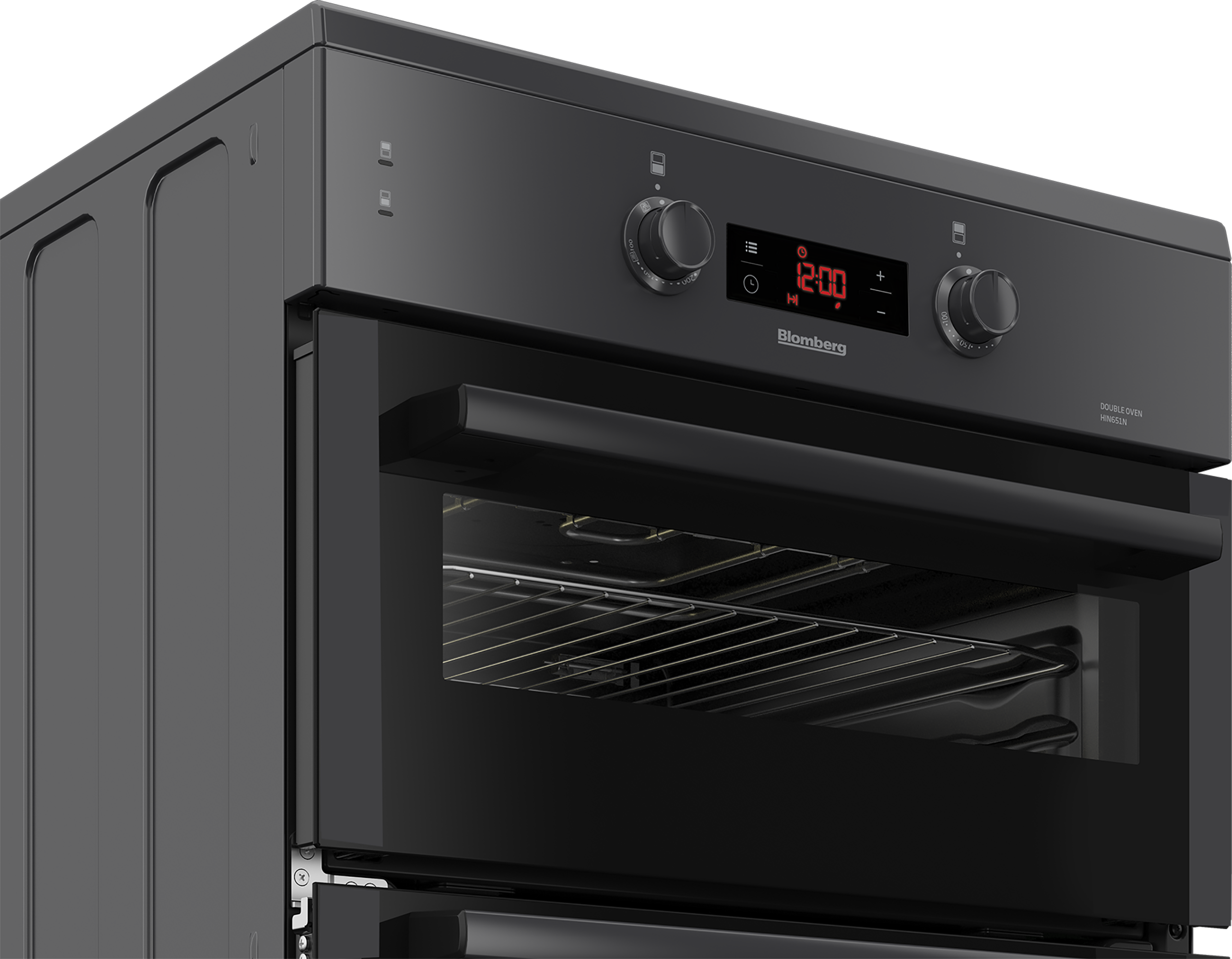 Blomberg HIN651N 60cm Double Oven Electric Cooker with Induction Hob - Anthracite thumbnail image