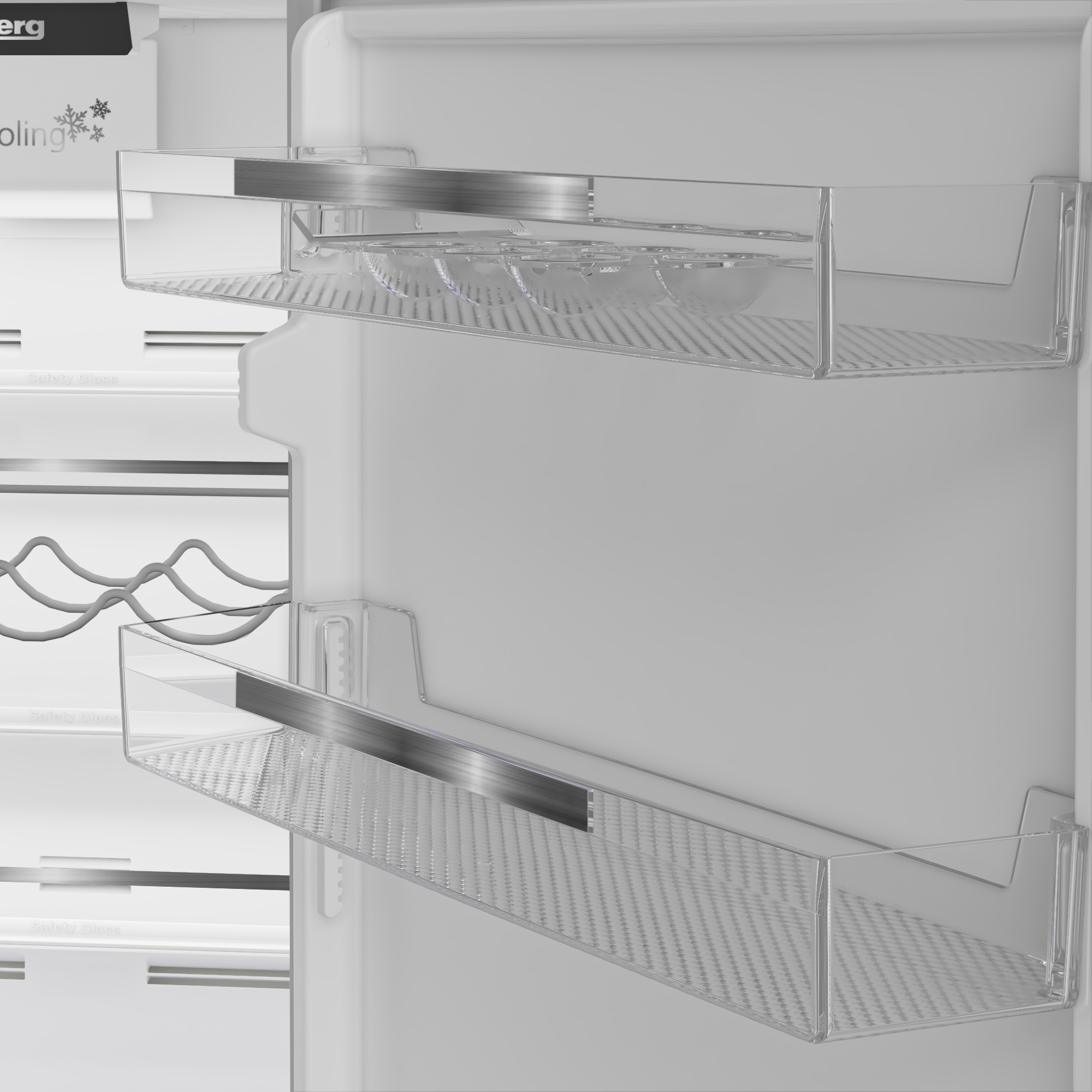 Blomberg KND464VW 59.5cm 70/30 Frost Free Fridge Freezer - White thumbnail image