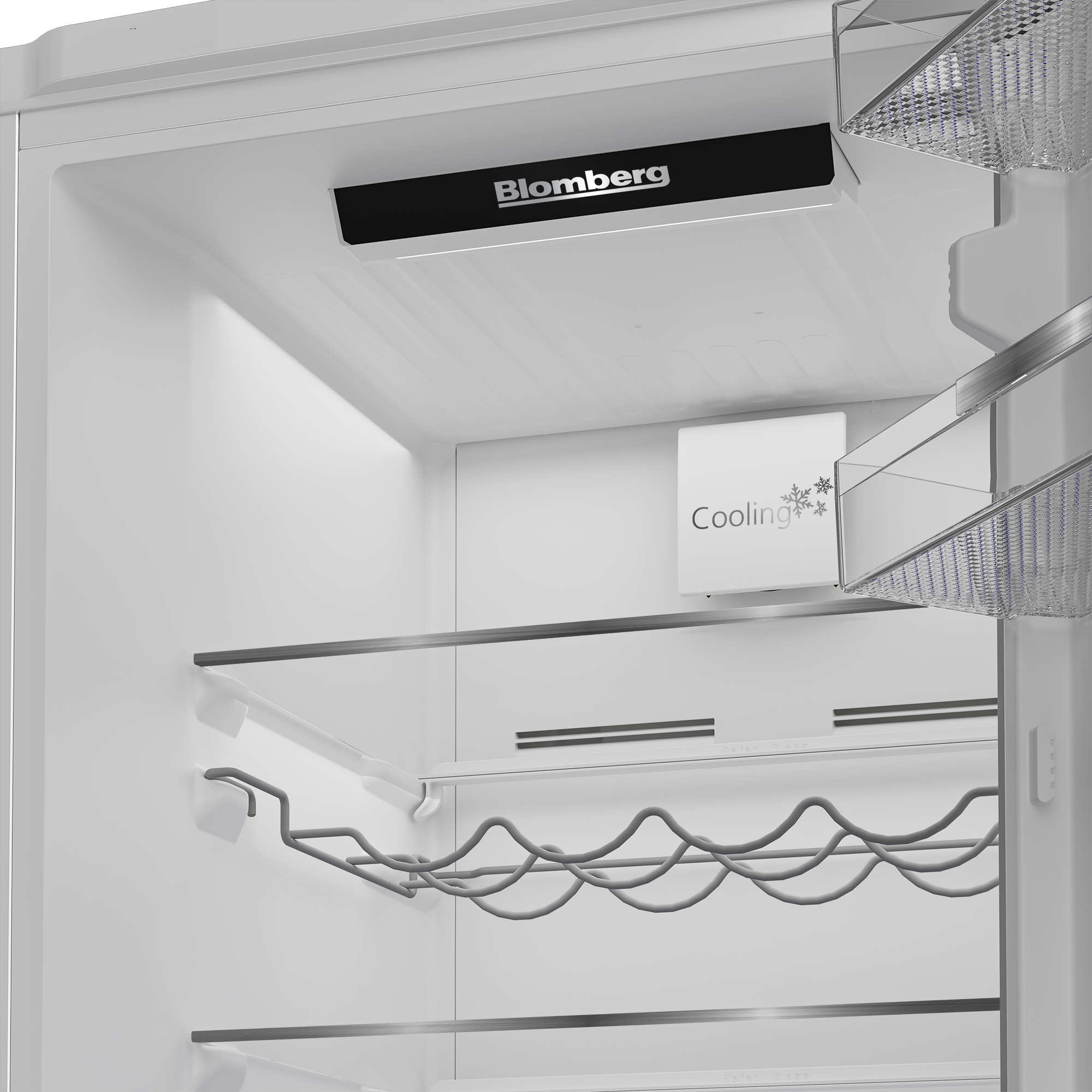 Blomberg KND464VW 59.5cm 70/30 Frost Free Fridge Freezer - White thumbnail image