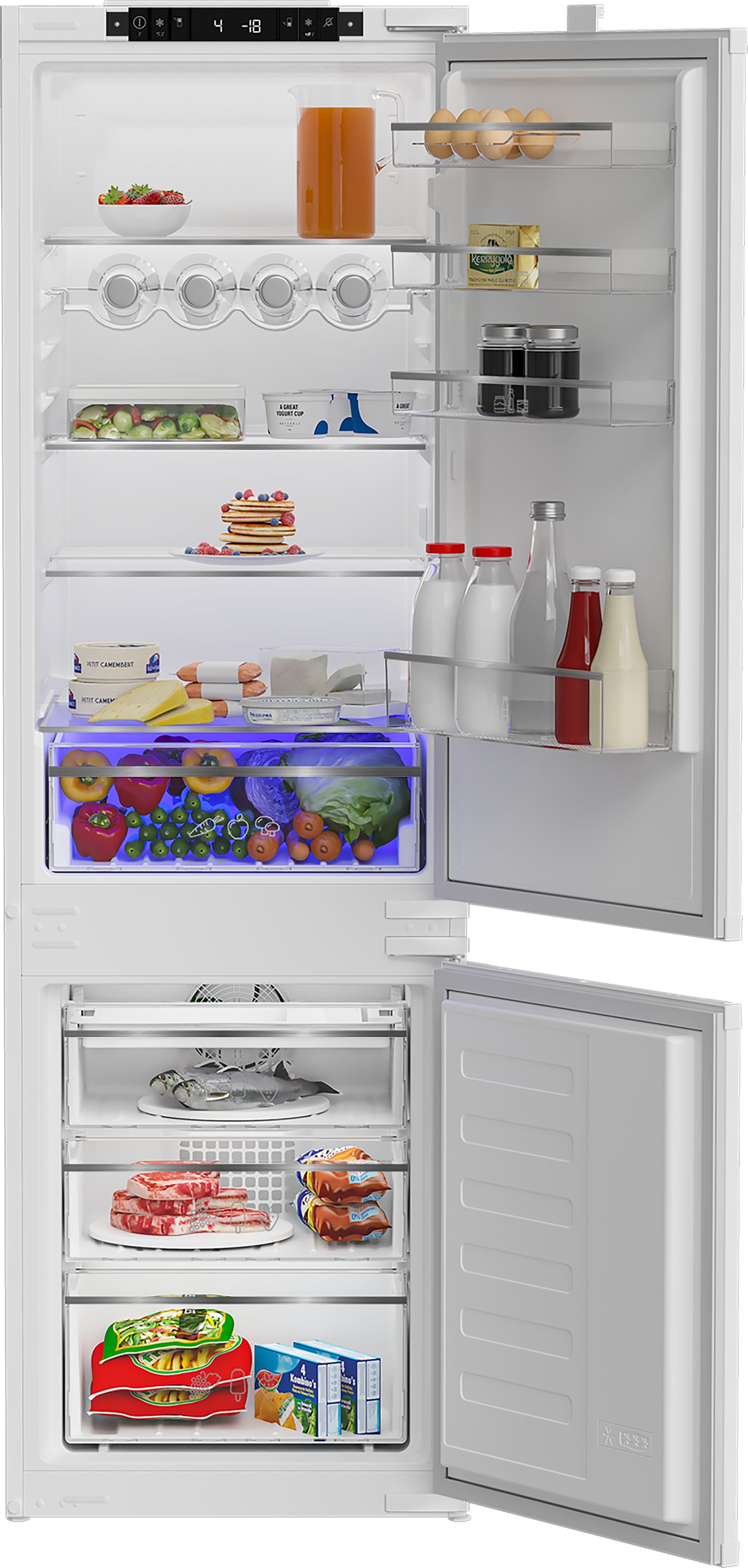 Blomberg Integrated 70/30 Split Frost Free Fridge Freezer KNE4554EVI thumbnail image
