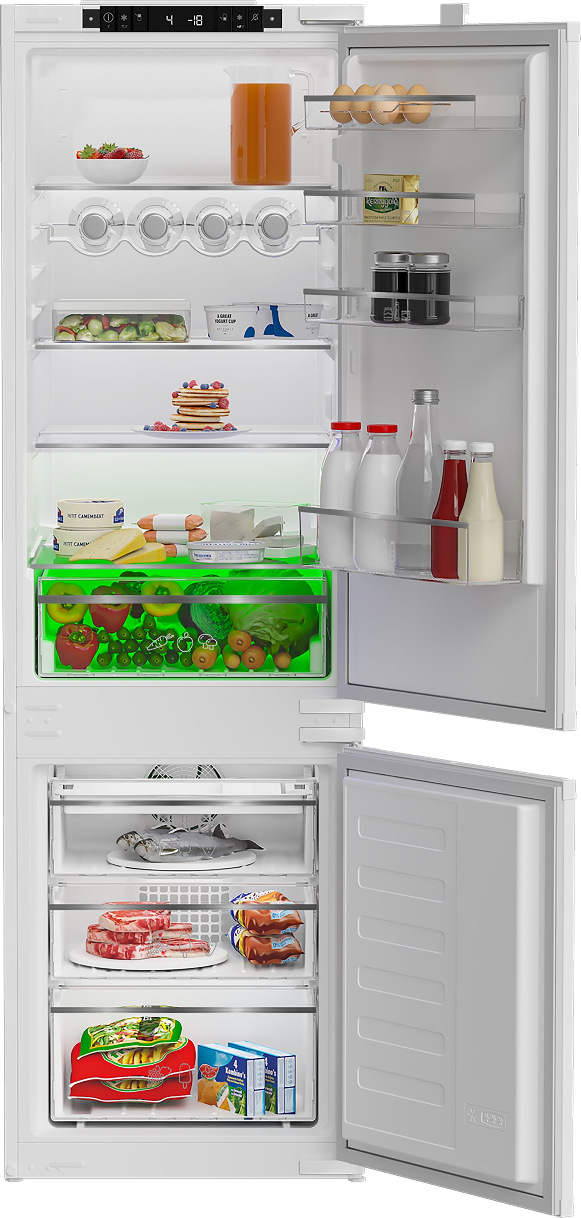 Blomberg Integrated 70/30 Split Frost Free Fridge Freezer KNE4554EVI thumbnail image