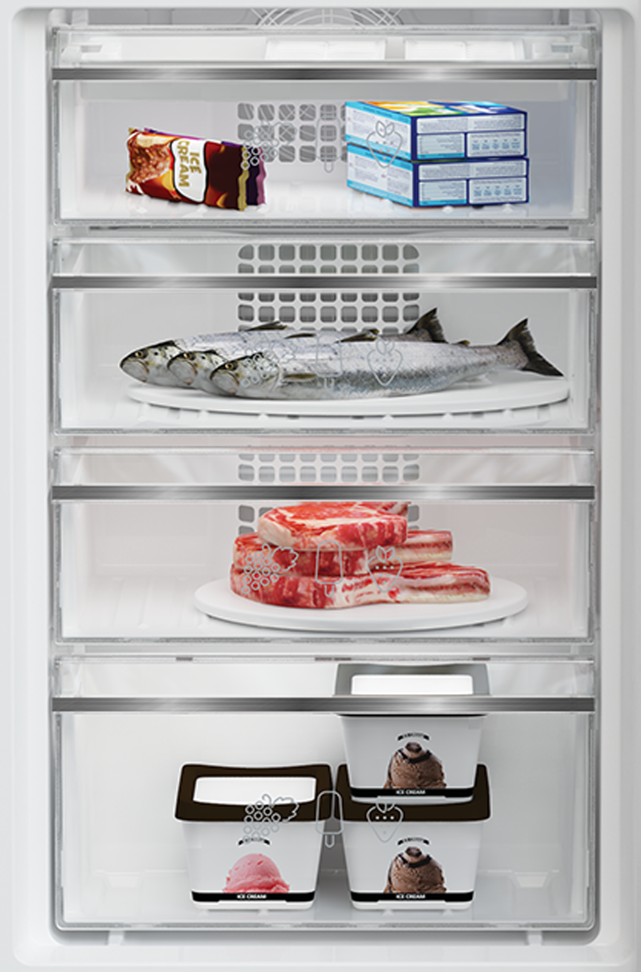 Blomberg Integrated 50/50 Split Frost Free Fridge Freezer KNE4564EVI thumbnail image