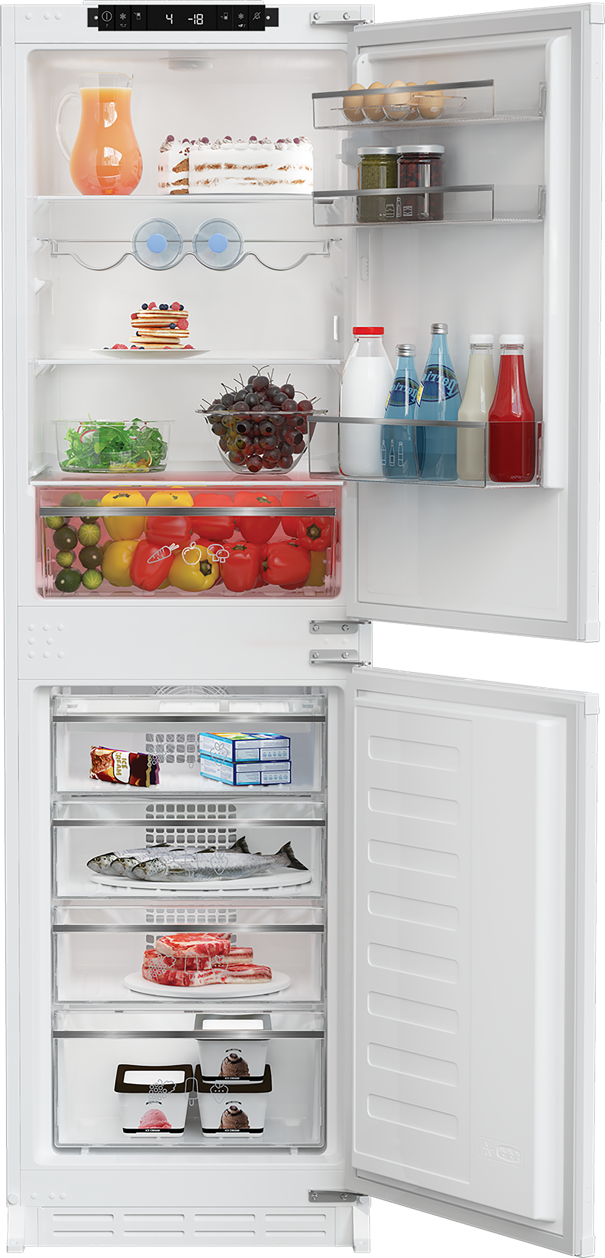 Blomberg Integrated 50/50 Split Frost Free Fridge Freezer KNE4564EVI thumbnail image
