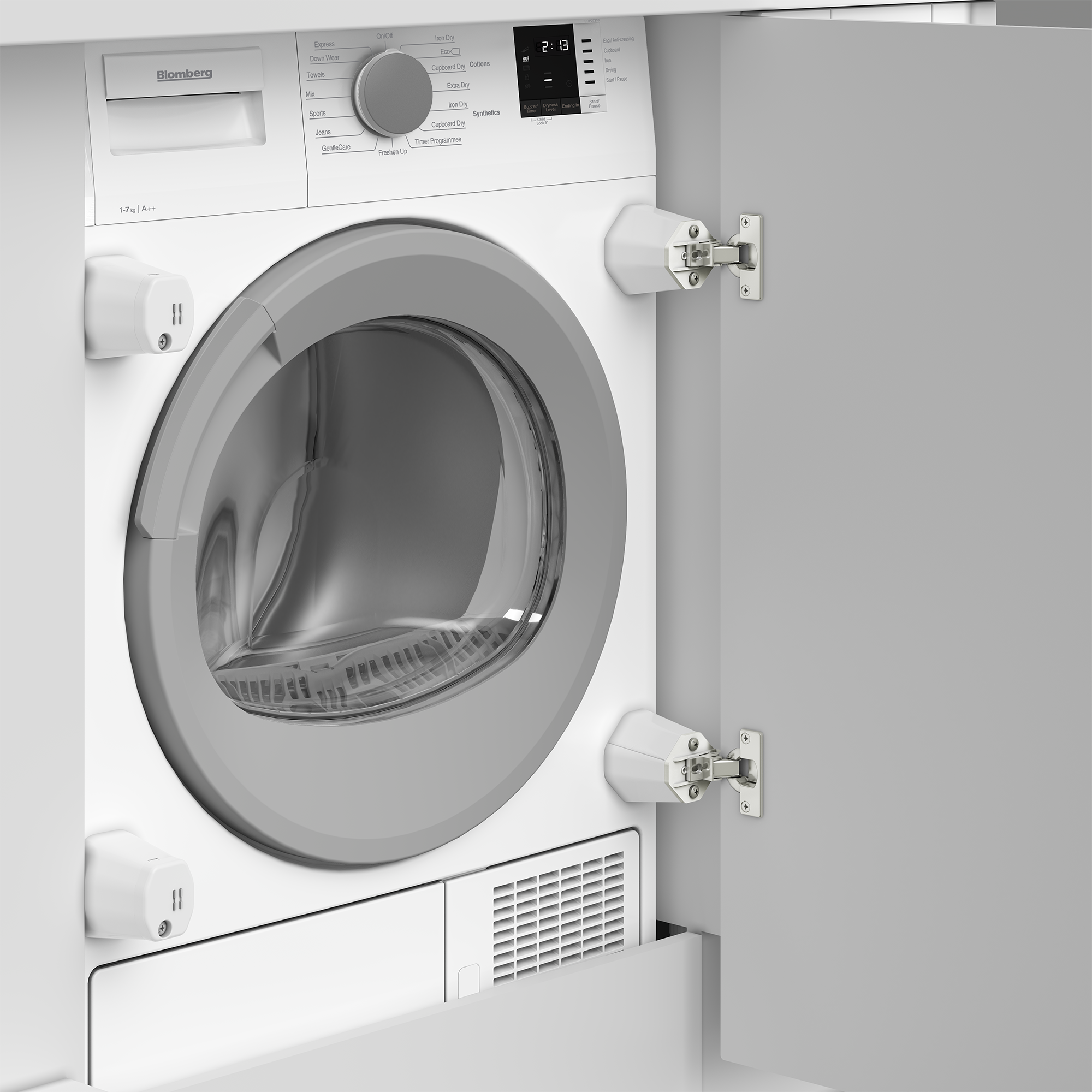Blomberg LTIP07310 7kg Integrated Heat Pump Tumble Dryer - White thumbnail image